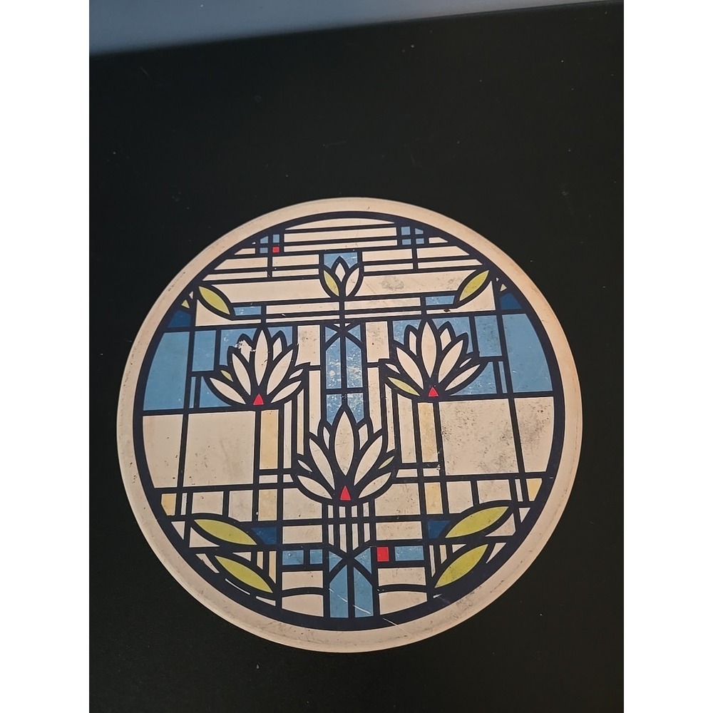 Frank Lloyd Wright Waterlilies Trivet, One Size, Multicolored